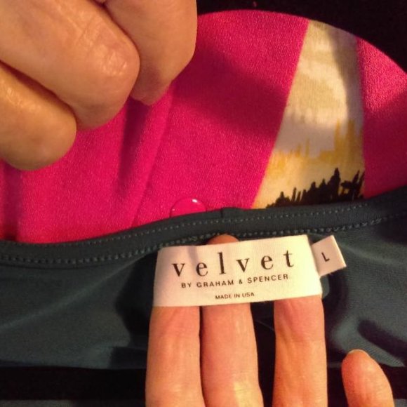 NWT teal sleeveless v-neck dress size Large - Picture 6 of 6